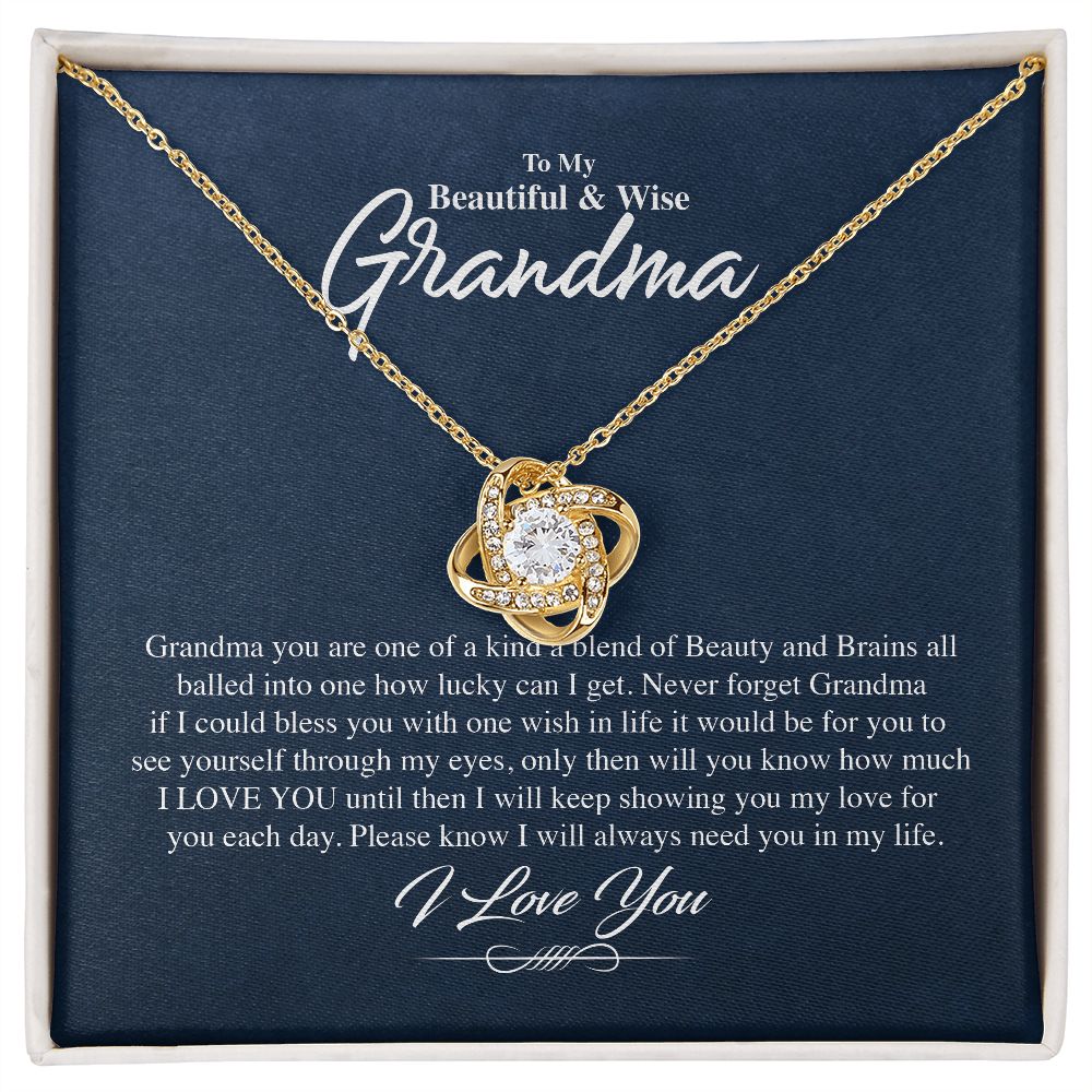 To My Beautiful & Wise Grandma